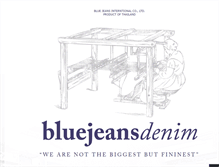 Tablet Screenshot of bluejeans-denim.com